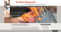 Desktop Screenshot of heikediekmann.de