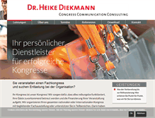 Tablet Screenshot of heikediekmann.de